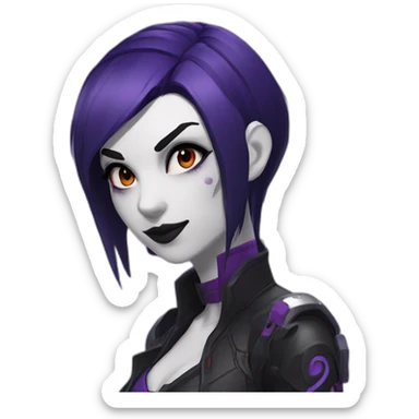 goth widowmaker,overwatch,anime sticker