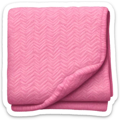 Pink blanket sticker