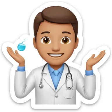 dentist dancing sticker