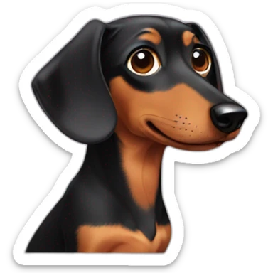 dog dachshund sticker