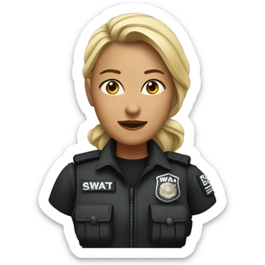 Woman S.W.A.T sticker