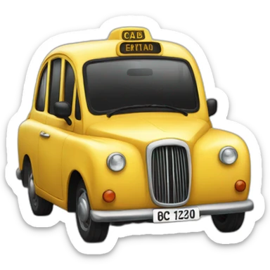 england cab sticker