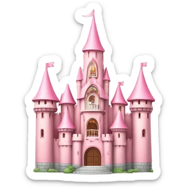 Princes peach castle sticker