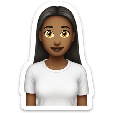 treat me like white tees sticker