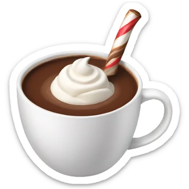 hot chocolate  sticker
