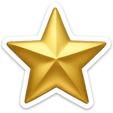 Elegant gold stars sticker