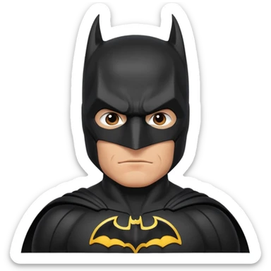 Gigachad gibi mogglayan batman sticker