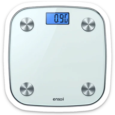 bathroom scale sticker