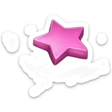 iron ingot with a pink star sticker