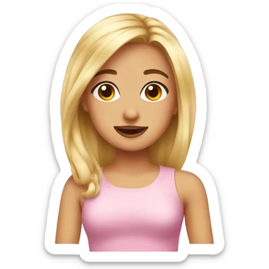 Girly emojis sticker