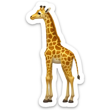 Girafe corps entier sticker