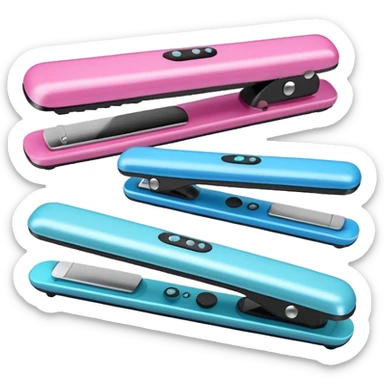 Cute Hair straightner different design sticker