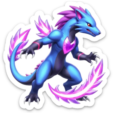  Shiny Zoroark-Salandit-Zekrom-fusion sticker