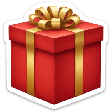 RED GIFTBOX sticker