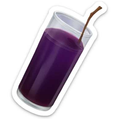 Prune juice sticker