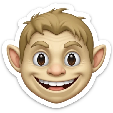 Troll face sticker