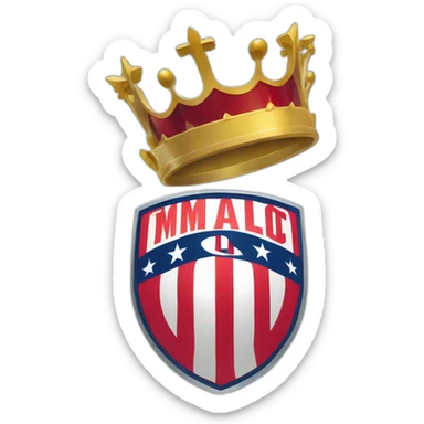 escudo atlético de madrid del 2010 sticker