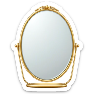 Mirror elegant sticker