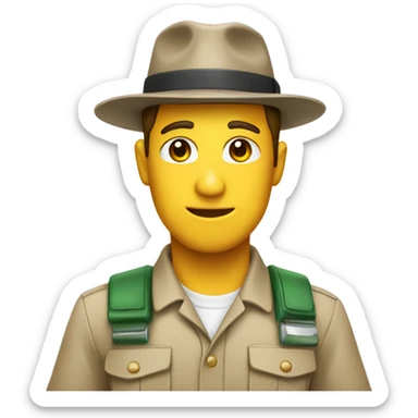 Zookeeper hat sticker