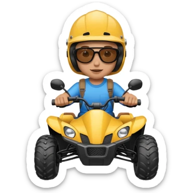 Atv ride sticker
