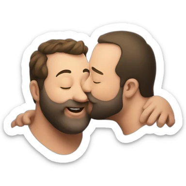 tom segura kissing bert kreischer sticker
