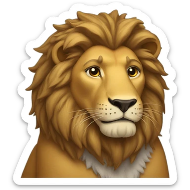 King of the lions sticker