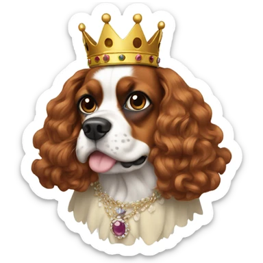 King Charles in drag sticker