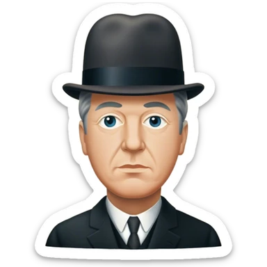 Rene magritte  sticker
