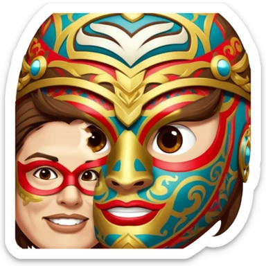 Luchador sticker