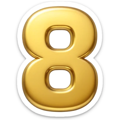 OG letters 3d emoji sticker