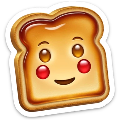 toast with jelly sticker
