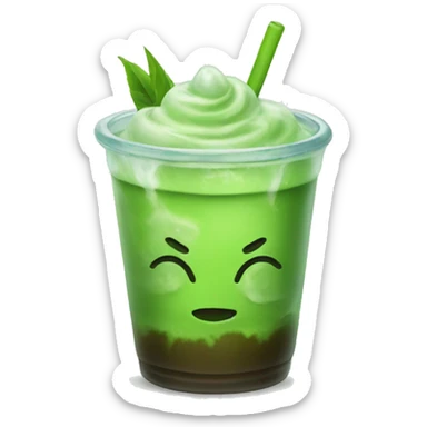 iced matcha sticker