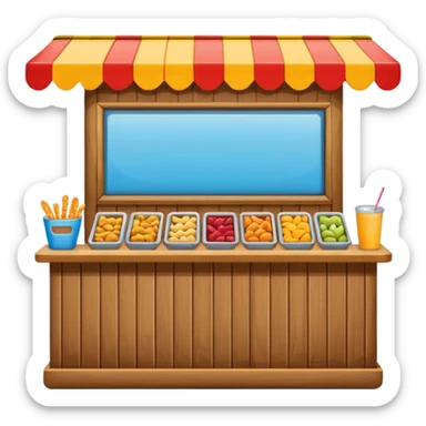 snack bar sticker