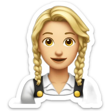 swedish barmaid well sticker