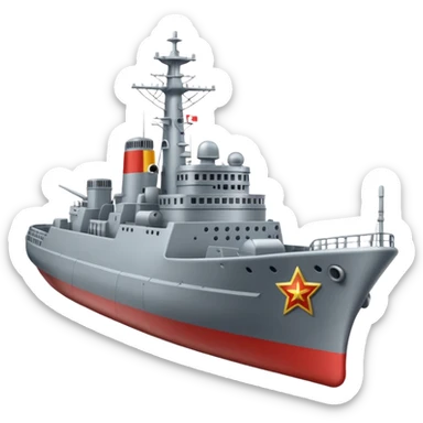 generate a very realistic Soviet Navy sticker