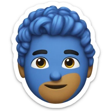 "60" in the style of the 100 emoji sticker