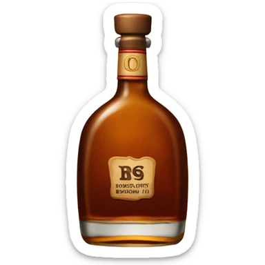 bourbon neat sticker