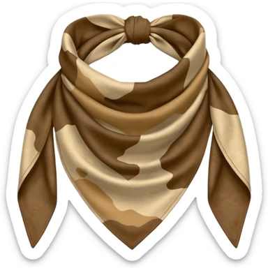 desert camouflage bandana sticker