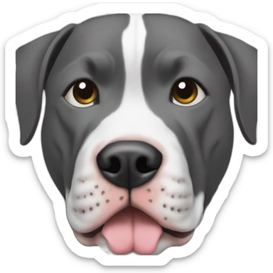 Dog-american-pit-bull-terrier-full-body sticker