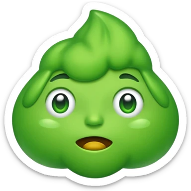 snot without a face sticker