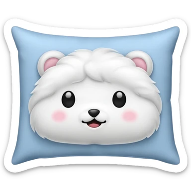 bed pillow  sticker
