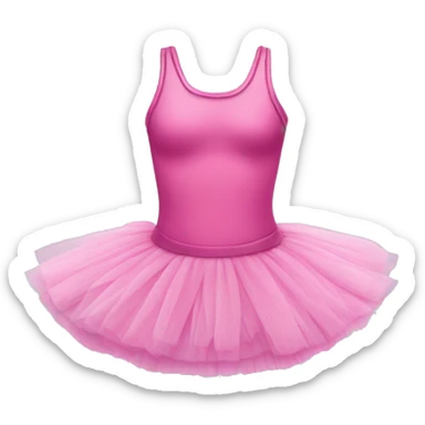 Pink tutu sticker