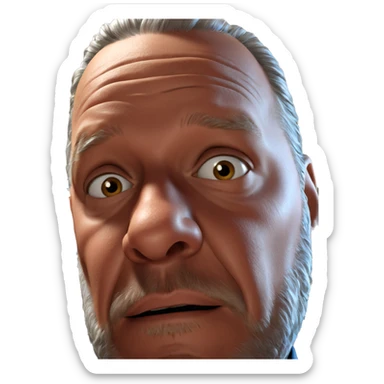 realistic old man meme sticker