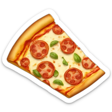 Italian eat pizza sticker