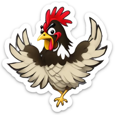 Gamecock taking down Vandy  sticker