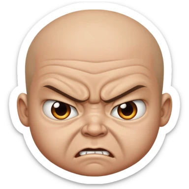 angry bambino sticker