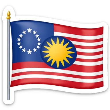 Cherokee flag sticker