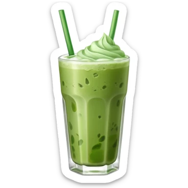 iced matcha latte sticker