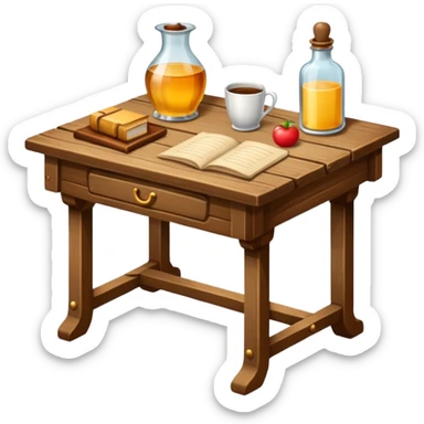 witches table sticker