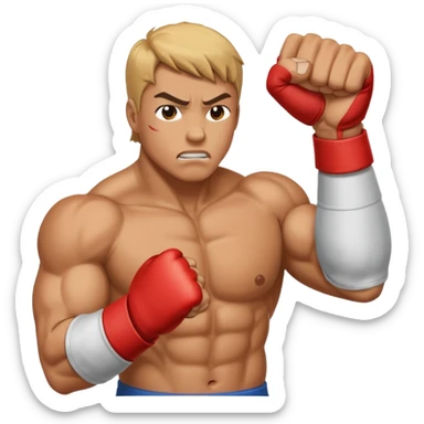 
punch fist sticker
